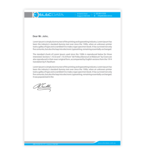 Letterhead Design by Infinitive Technology for this project | Design: #19792006