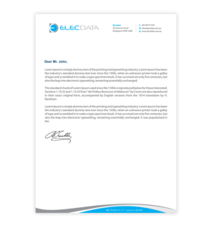 Letterhead Design by Infinitive Technology for this project | Design: #19792008