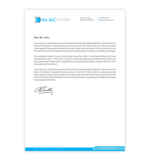 Letterhead Design by Infinitive Technology for this project | Design: #19792009