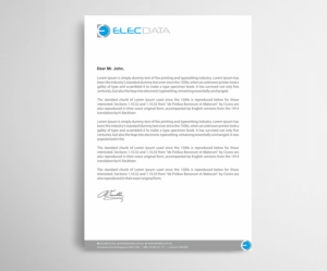 Letterhead Design by Infinitive Technology for this project | Design: #19814310