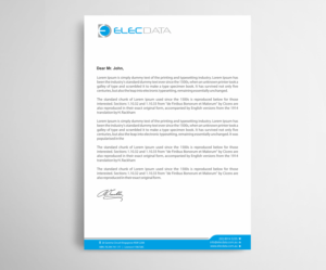 Letterhead Design by Infinitive Technology for this project | Design: #19814311