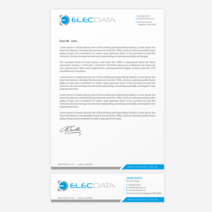 New Letterhead and Footer | Letterhead Design by Infinitive Technology