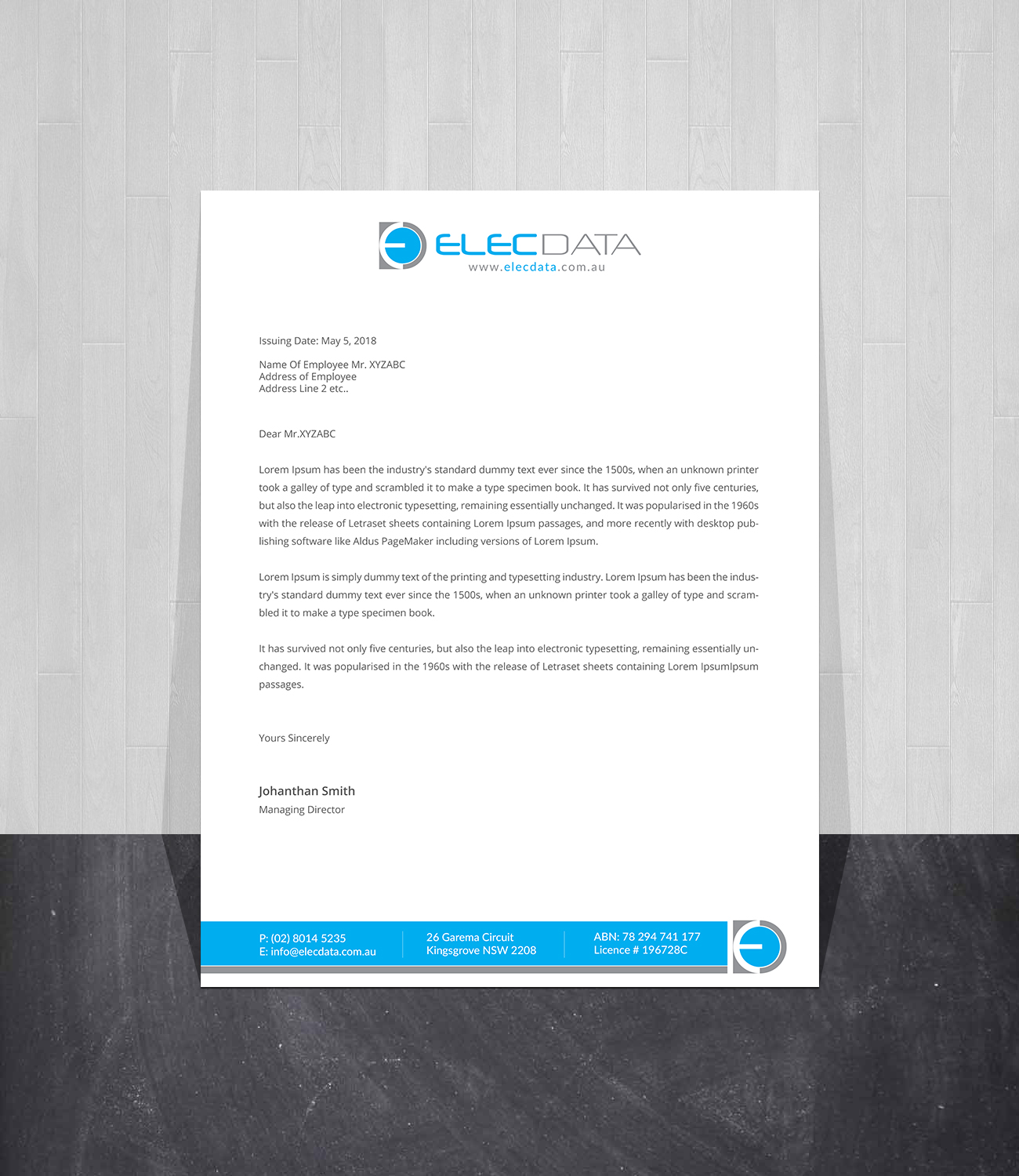 Diseño de Membrete por Creations Box 2015 para este proyecto | Diseño #19794284