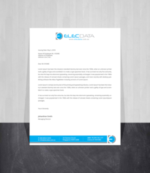 Diseño de Membrete por Creations Box 2015 para este proyecto | Diseño: #19794284