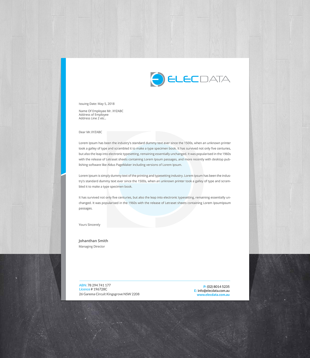 Diseño de Membrete por Creations Box 2015 para este proyecto | Diseño #19794286