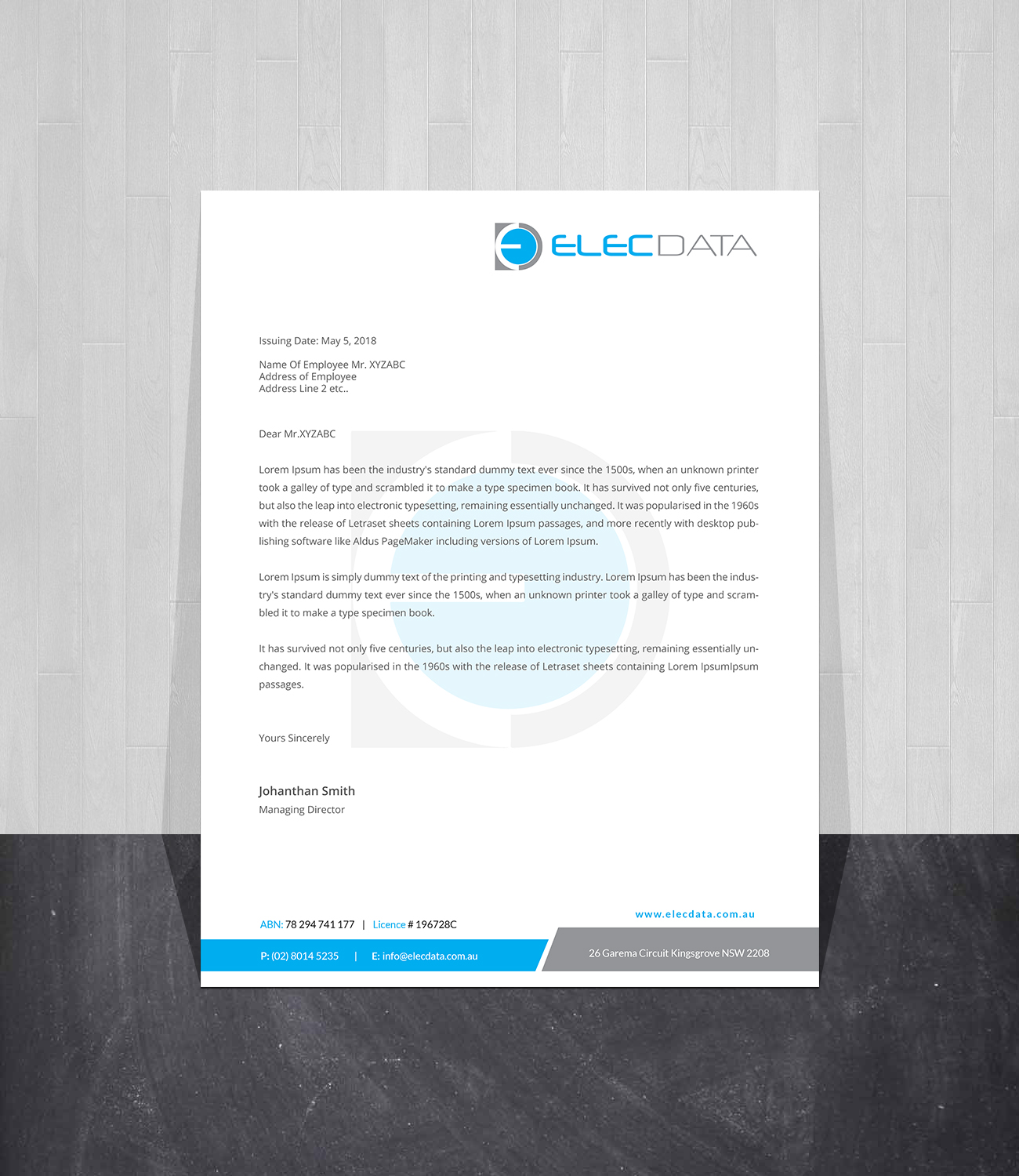 Diseño de Membrete por Creations Box 2015 para este proyecto | Diseño #19795735