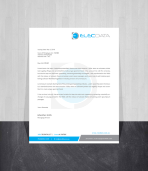 Diseño de Membrete por Creations Box 2015 para este proyecto | Diseño: #19795735