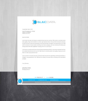 Diseño de Membrete por Creations Box 2015 para este proyecto | Diseño: #19795736