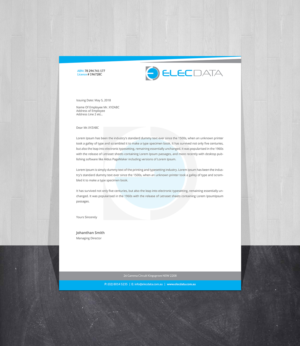 Diseño de Membrete por Creations Box 2015 para este proyecto | Diseño: #19795738