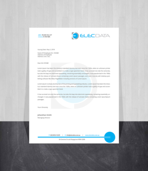 Diseño de Membrete por Creations Box 2015 para este proyecto | Diseño: #19795739