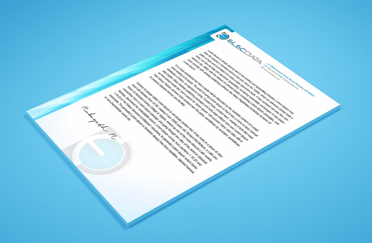 Diseño de Membrete por Petter Goms para este proyecto | Diseño #19783873