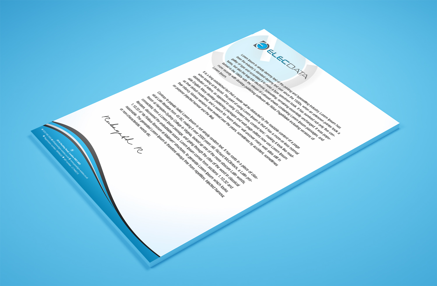 Diseño de Membrete por Petter Goms para este proyecto | Diseño #19784081