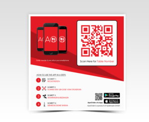 Design a sticker for a mobile ordering app | Aufkleber-Design von Pointless Pixels India