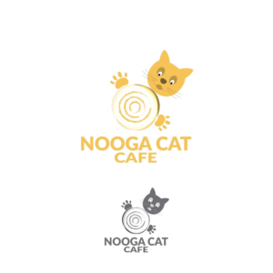 Logo Design by Mountain Plus Image for NOOGA CAT CAFE | Design: #19795850