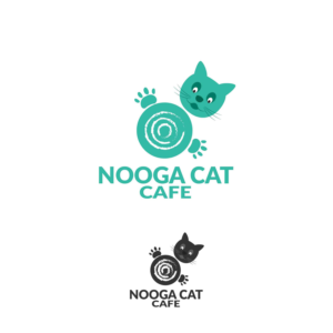 Logo Design by Mountain Plus Image for NOOGA CAT CAFE | Design: #19796120