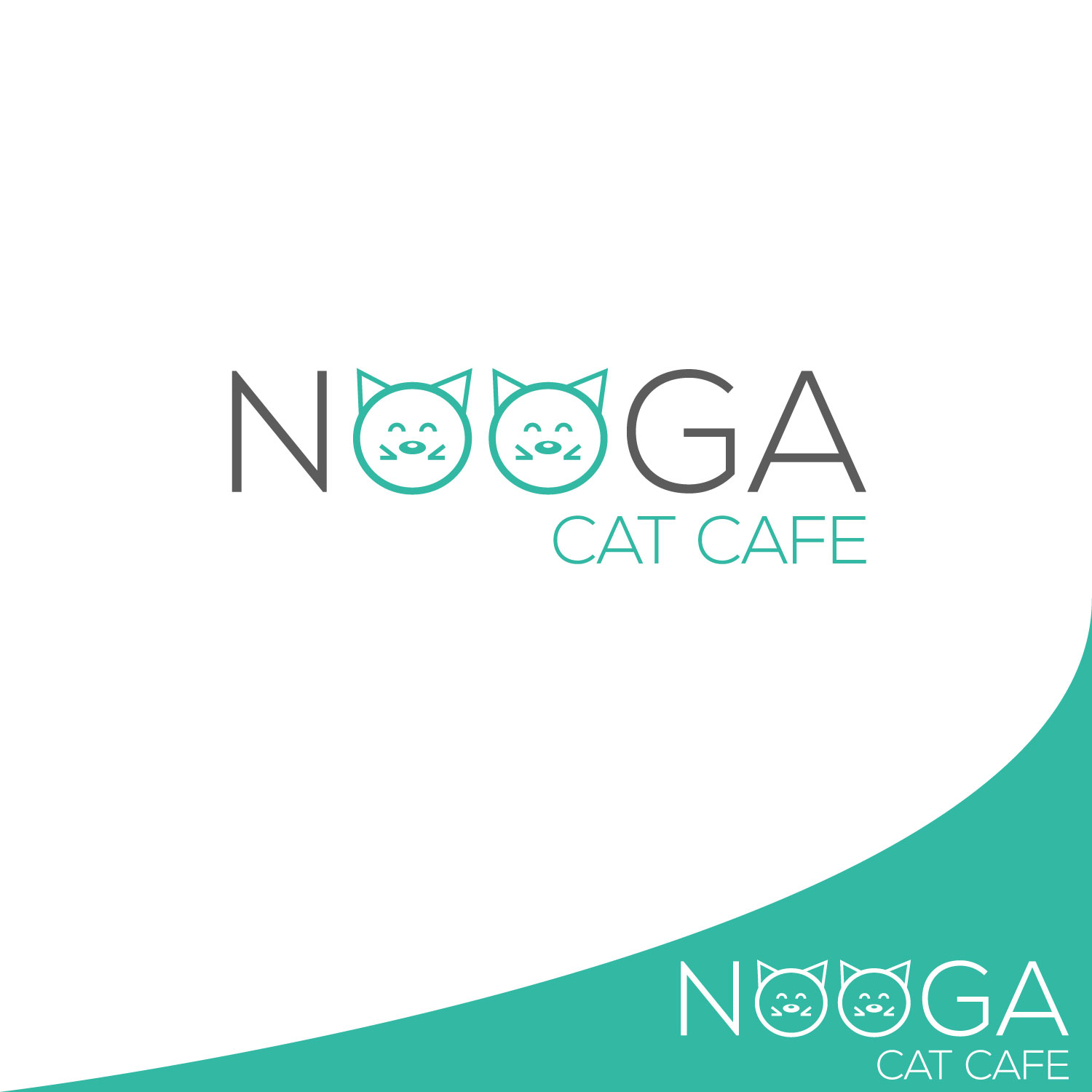 Logo Design by Tonmoyy for NOOGA CAT CAFE | Design #19830063