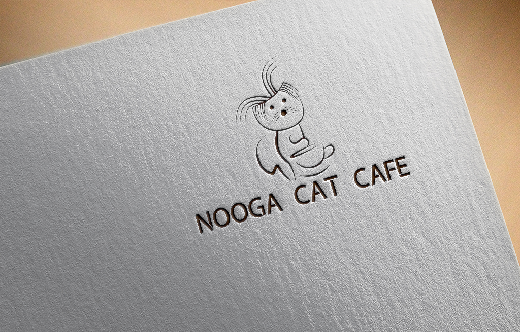 Logo Design by Rosaleen for NOOGA CAT CAFE | Design #19811968