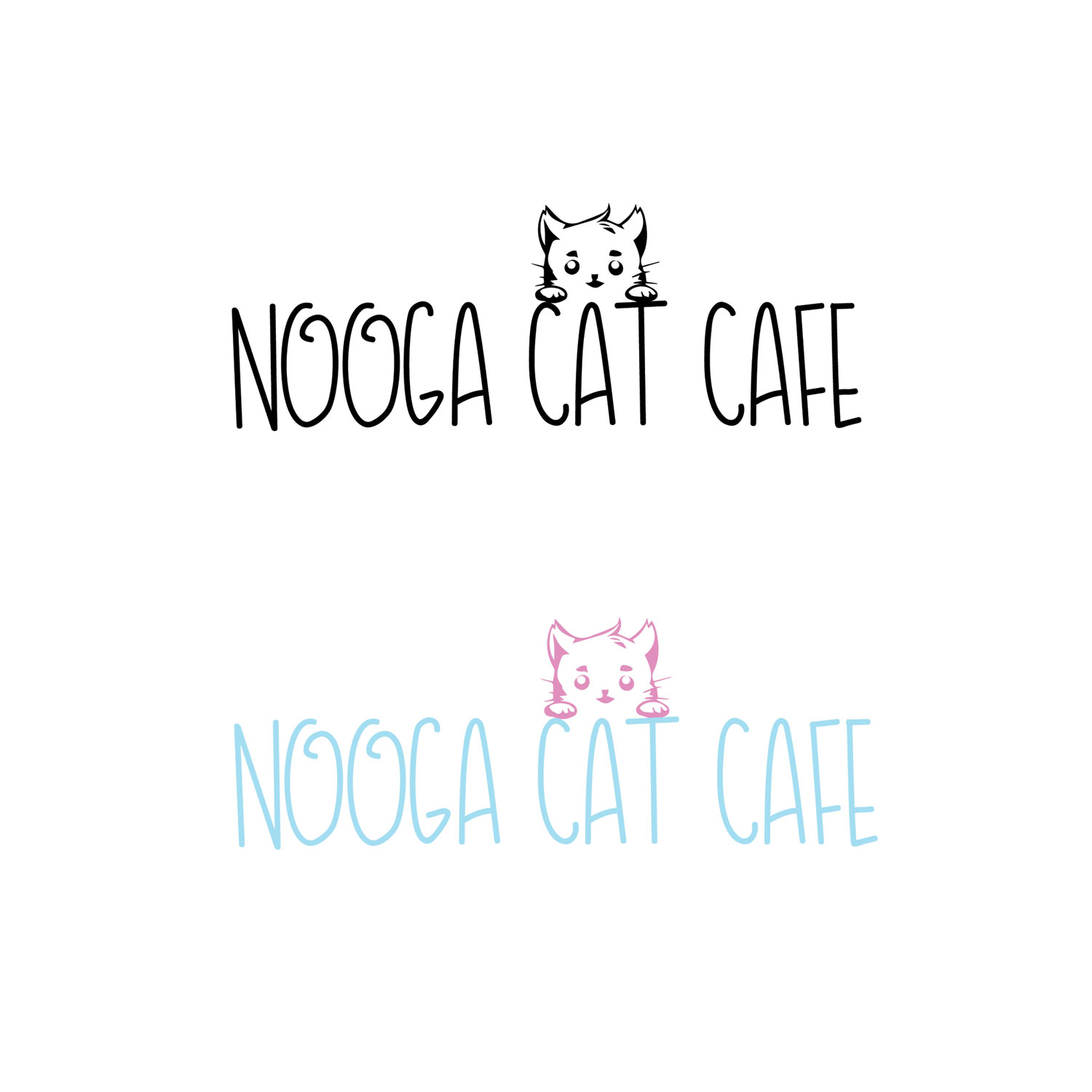 Logo Design by NatachaHoskins 2 for NOOGA CAT CAFE | Design #19786804