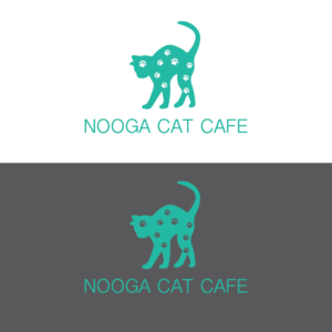 Logo Design by NatachaHoskins 2 for NOOGA CAT CAFE | Design: #19787950