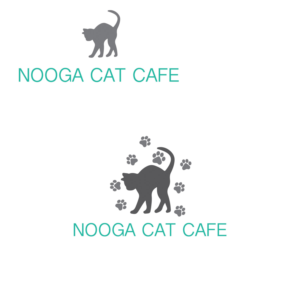 Logo Design by NatachaHoskins 2 for NOOGA CAT CAFE | Design: #19787951