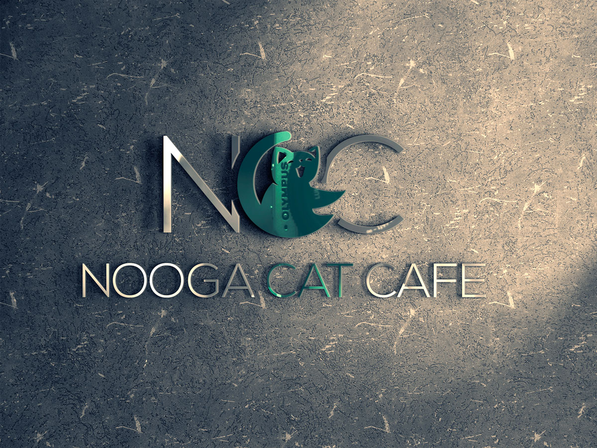 Logo Design by alpha 5 for NOOGA CAT CAFE | Design #19815761