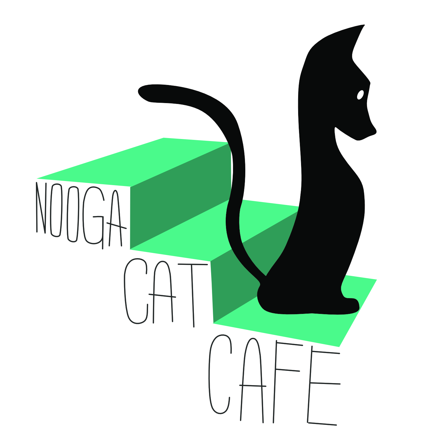 Logo Design by Annastacia 2 for NOOGA CAT CAFE | Design #19823129