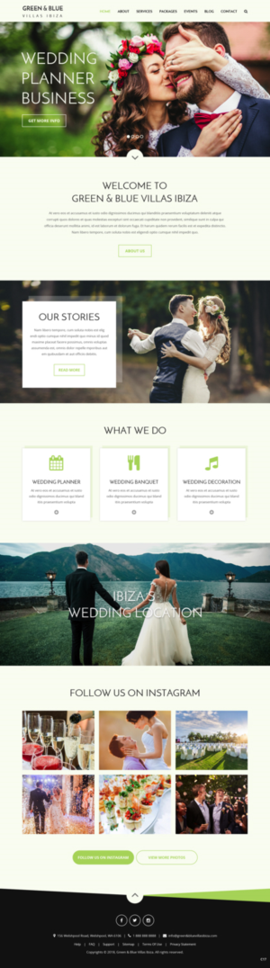 Web Design by pb for GREEN AND BLUE VILLAS IBIZA SL | Design: #19795247