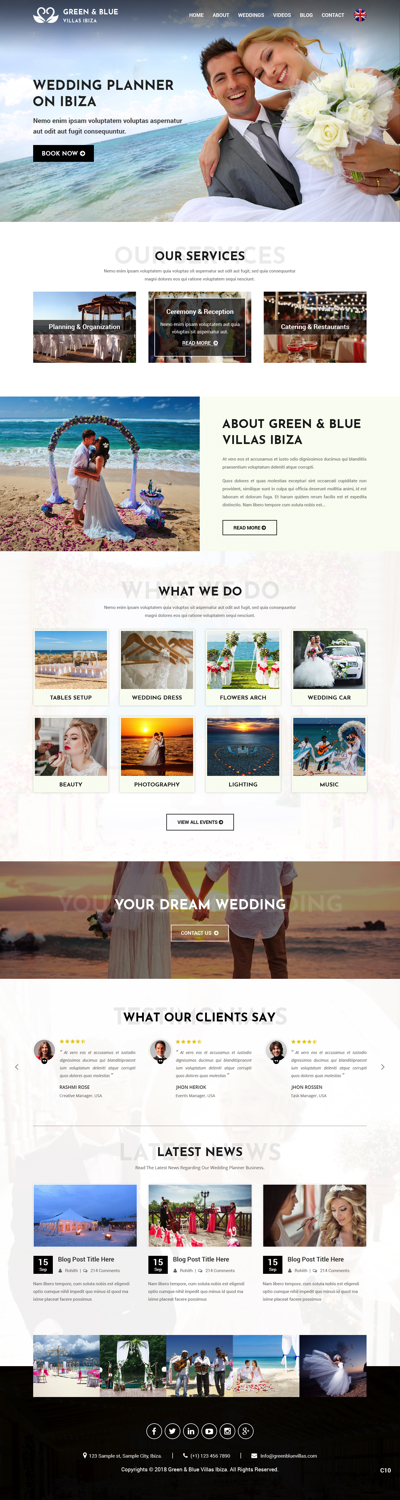 Diseño Web por pb para GREEN AND BLUE VILLAS IBIZA SL | Diseño #19795248