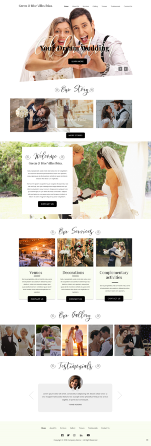 Web Design by pb for GREEN AND BLUE VILLAS IBIZA SL | Design: #19795257