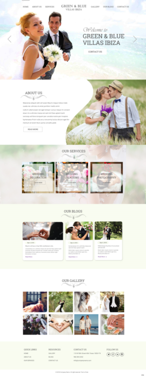 Web Design by pb for GREEN AND BLUE VILLAS IBIZA SL | Design: #19795259