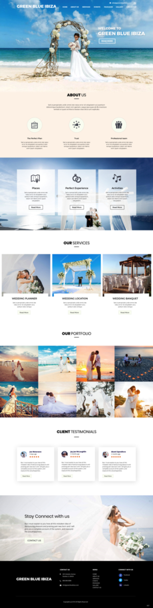 Web Design by pb for GREEN AND BLUE VILLAS IBIZA SL | Design: #19795260