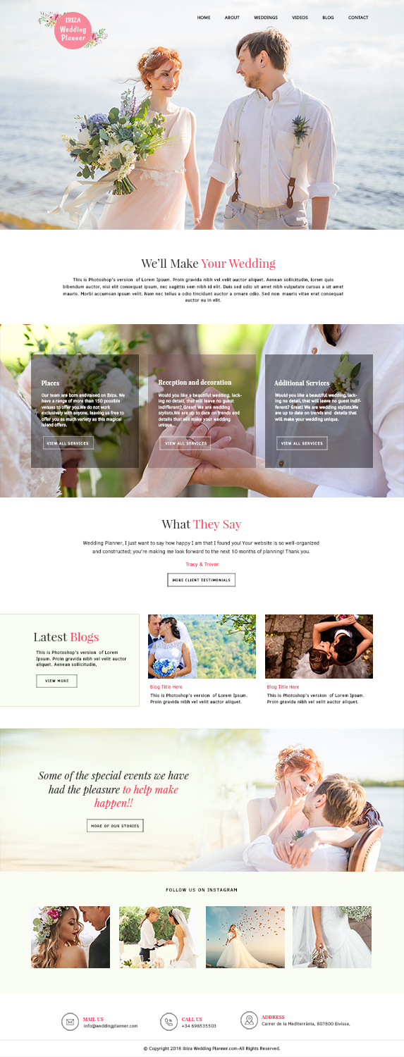 Web Design by subhalaxmi  khamari for GREEN AND BLUE VILLAS IBIZA SL | Design #19837790