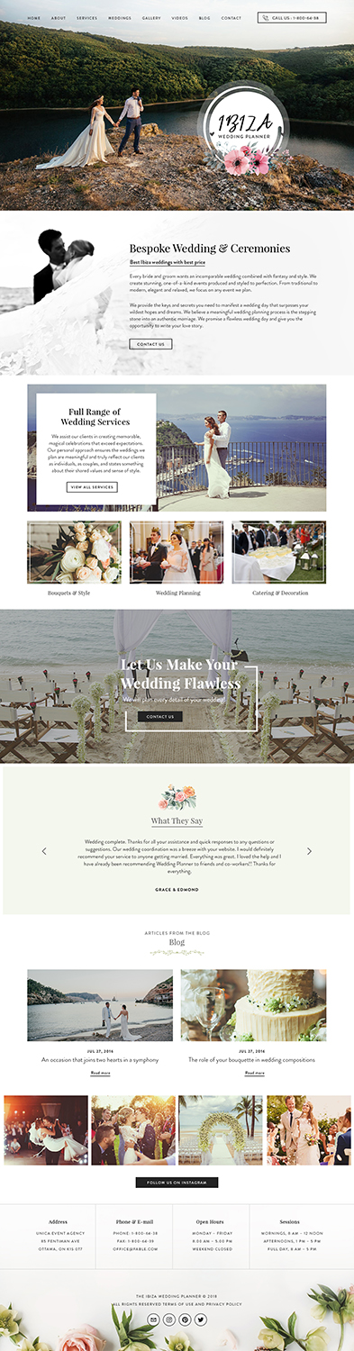 Web Design by subhalaxmi  khamari for GREEN AND BLUE VILLAS IBIZA SL | Design #19837821