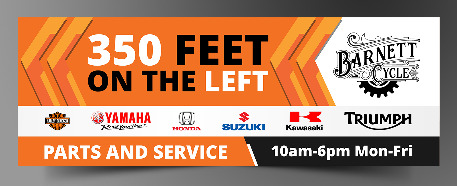 Diseño de Señalética por ecorokerz para BARNETT CYCLES | Diseño #19792200