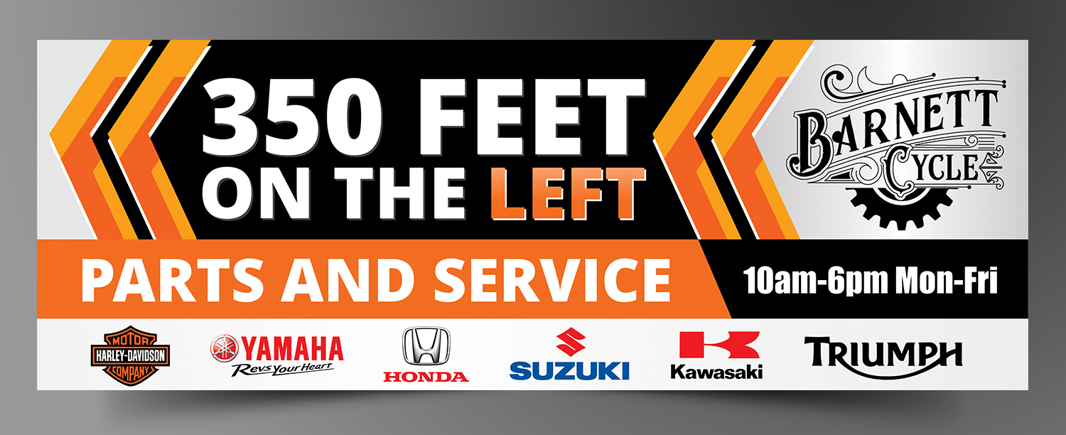 Diseño de Señalética por ecorokerz para BARNETT CYCLES | Diseño #19824959