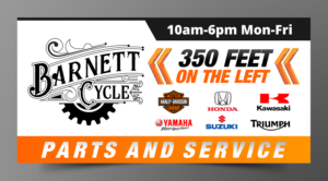 Signage Design by ecorokerz for BARNETT CYCLES | Design: #19854084