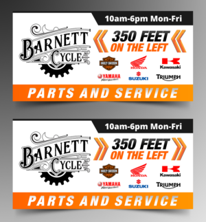 Signage Design by ecorokerz for BARNETT CYCLES | Design: #19875600