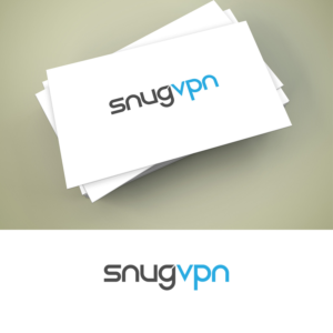 The actual name of the service is snugvpn. Having said that we do not mind you playing around with uppercase/lowercase combinations e.g. snugvpn or snugVPN. You can play around with whatever looks good. Please not that it also need to look good and be legible when written in plaintext.  | Logo Design by ClearDesign