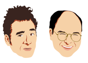 POP CULTURE APPAREL BRAND needs a GEORGE COSTANZA head. | Vector Design by Abiyoso28