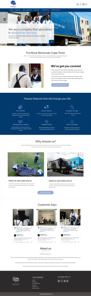 Web Design by **INCREDIBLEDESIGNERS** for this project | Design: #19804825