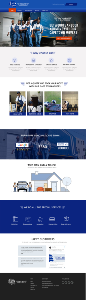 Web Design by **INCREDIBLEDESIGNERS** for this project | Design: #19928716