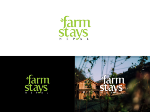 Farm Stays Nepal | Diseño de Logo por Atvento Graphics