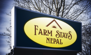 Farm Stays Nepal | Logo Design by The Seventh Key Magic