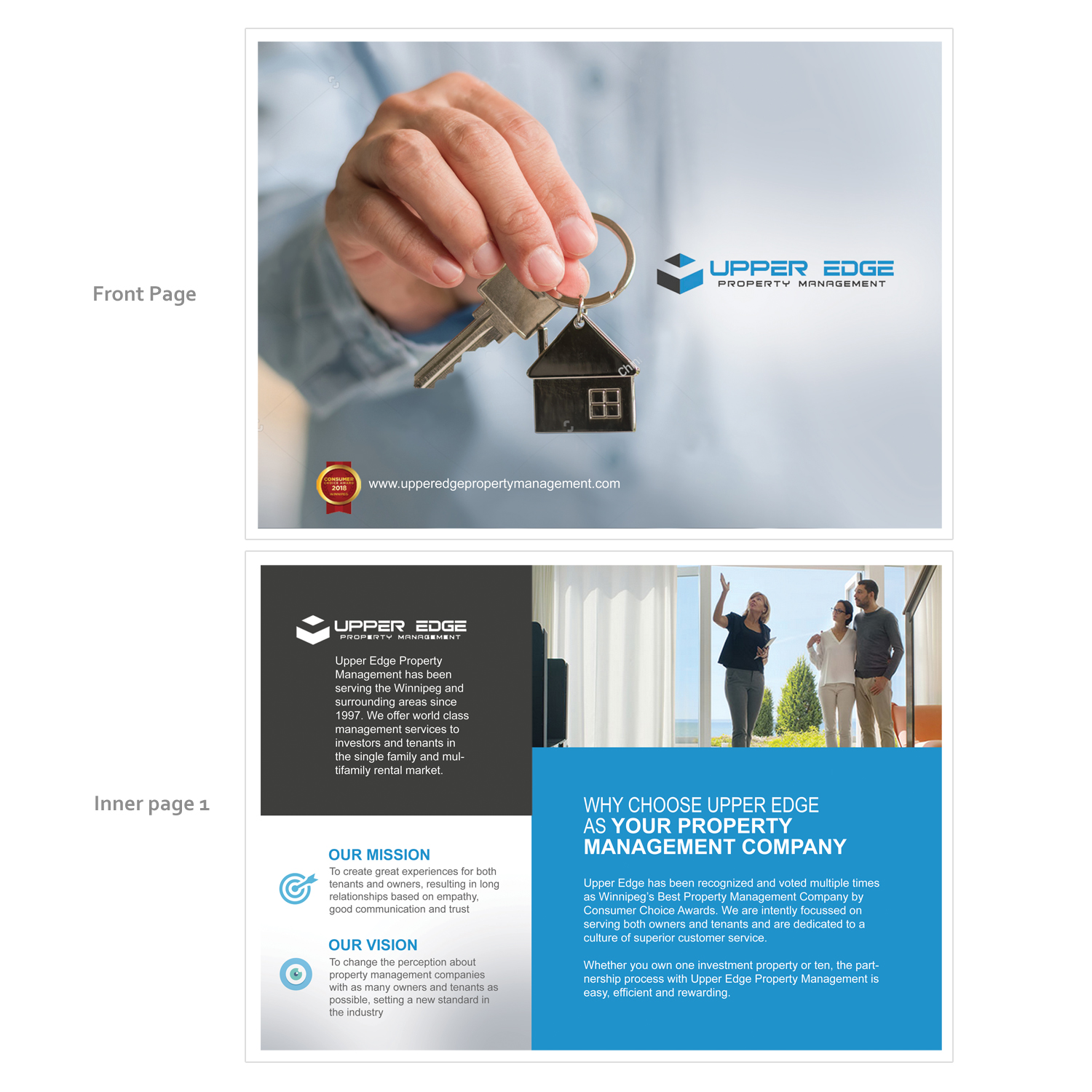 Flyer Design by ColorDrops for Upper Edge Property Management Inc. | Design #19803220