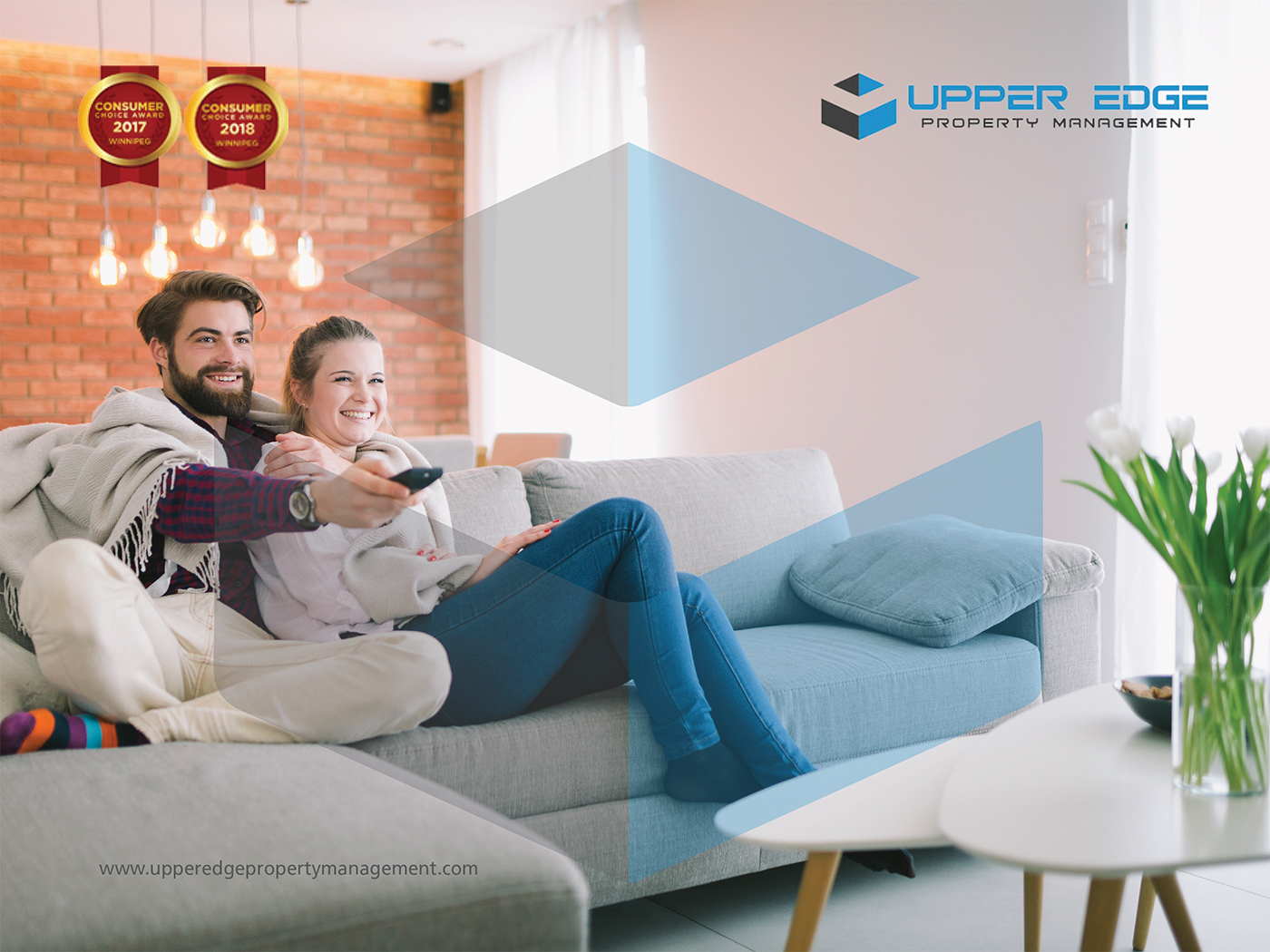 Flyer Design by ColorDrops for Upper Edge Property Management Inc. | Design #19803316