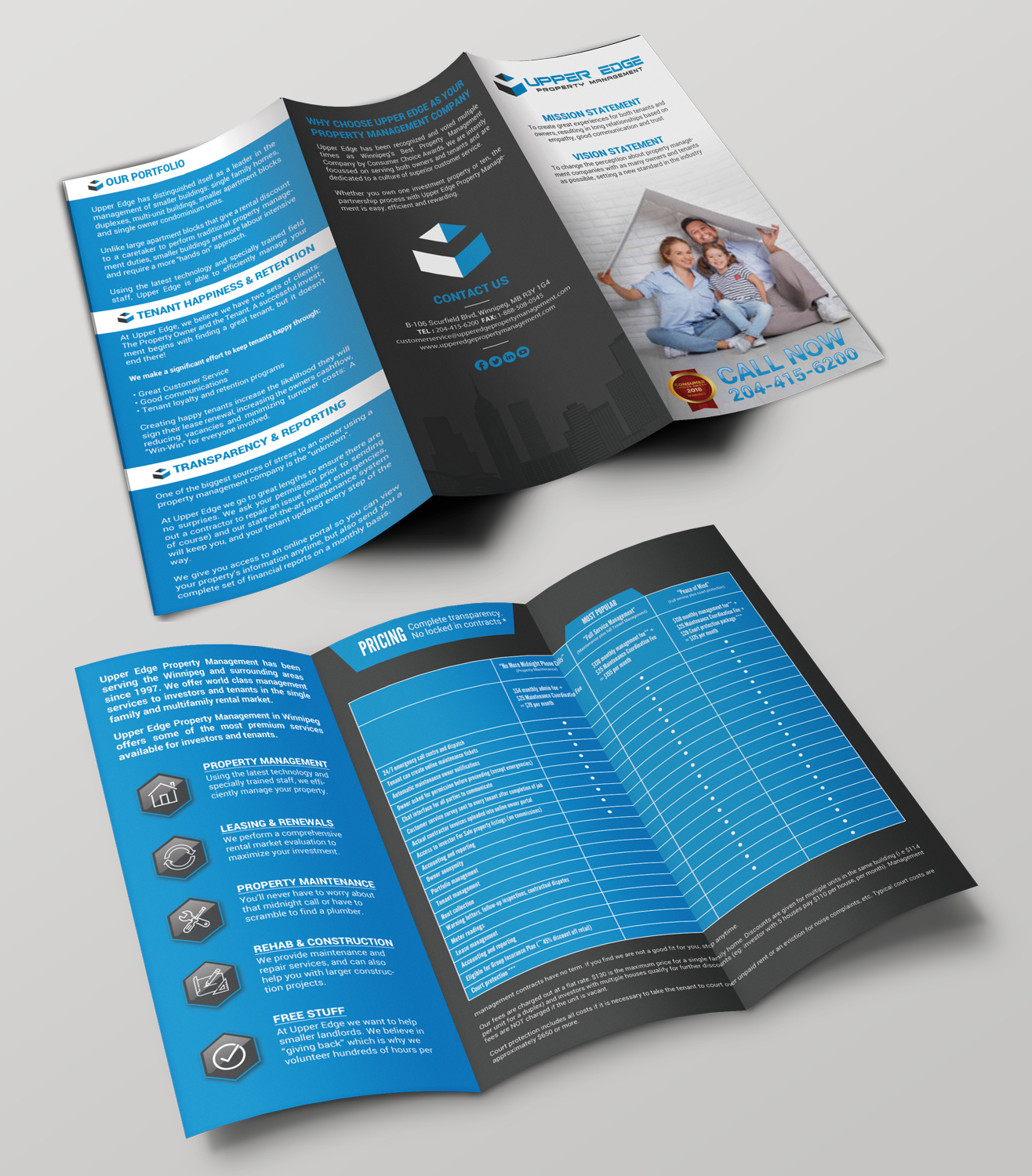 Flyer Design by chandrayaan.creative for Upper Edge Property Management Inc. | Design #19837187