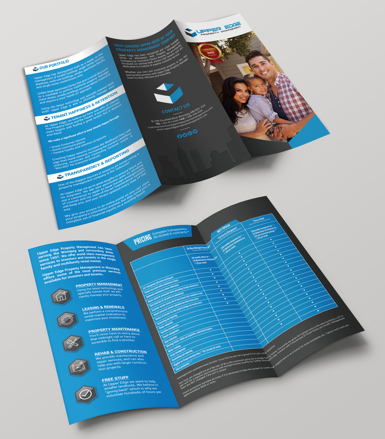 Flyer Design by chandrayaan.creative for Upper Edge Property Management Inc. | Design #19844678