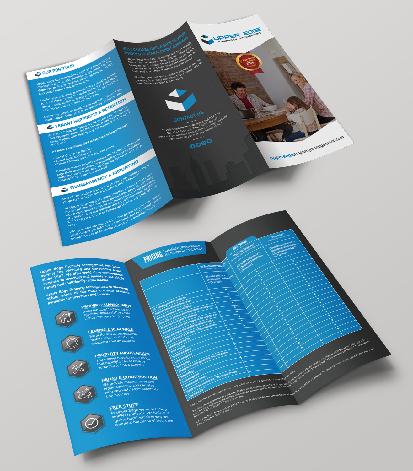 Flyer Design by chandrayaan.creative for Upper Edge Property Management Inc. | Design #19854188