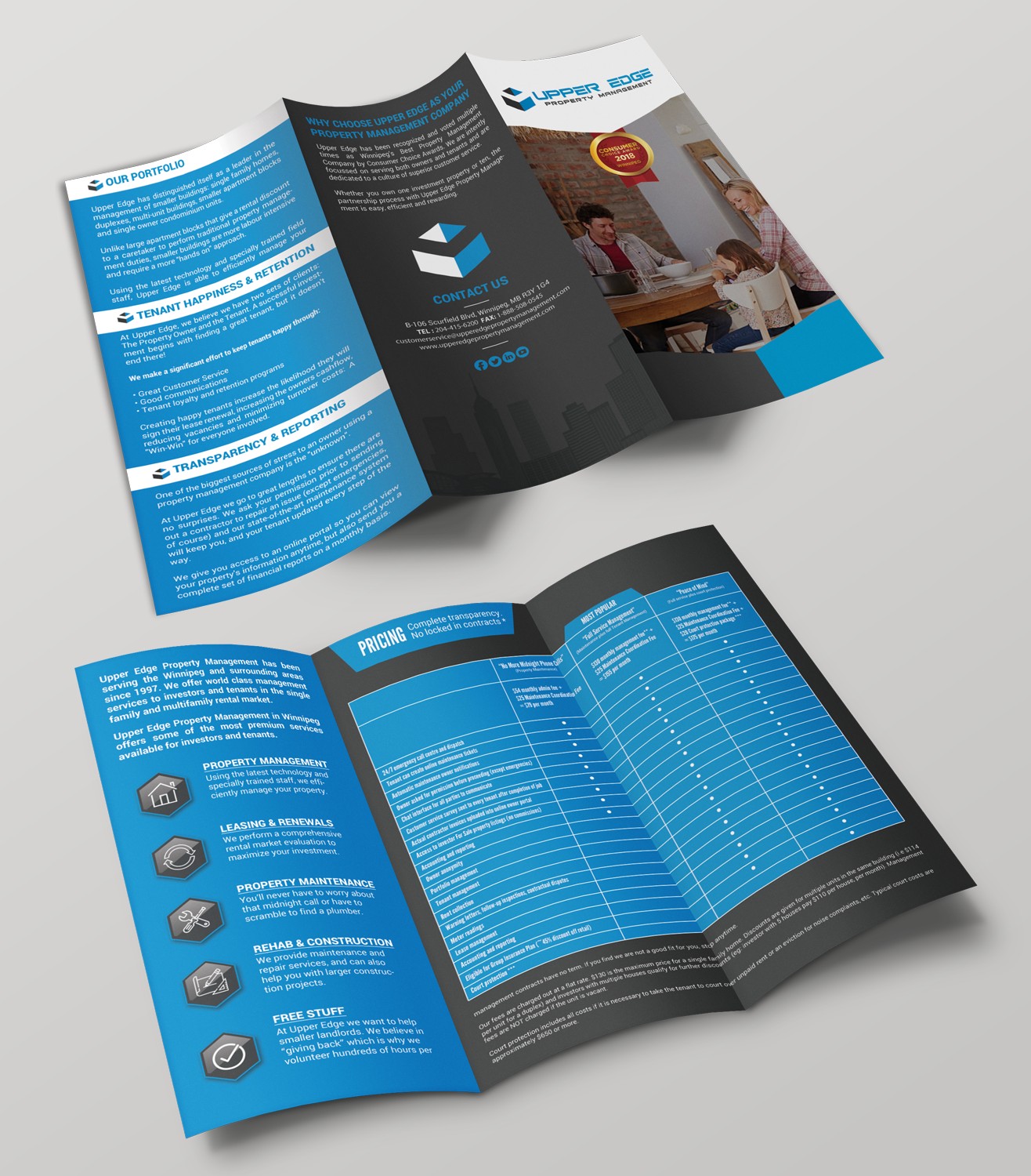 Flyer Design by chandrayaan.creative for Upper Edge Property Management Inc. | Design #19854189