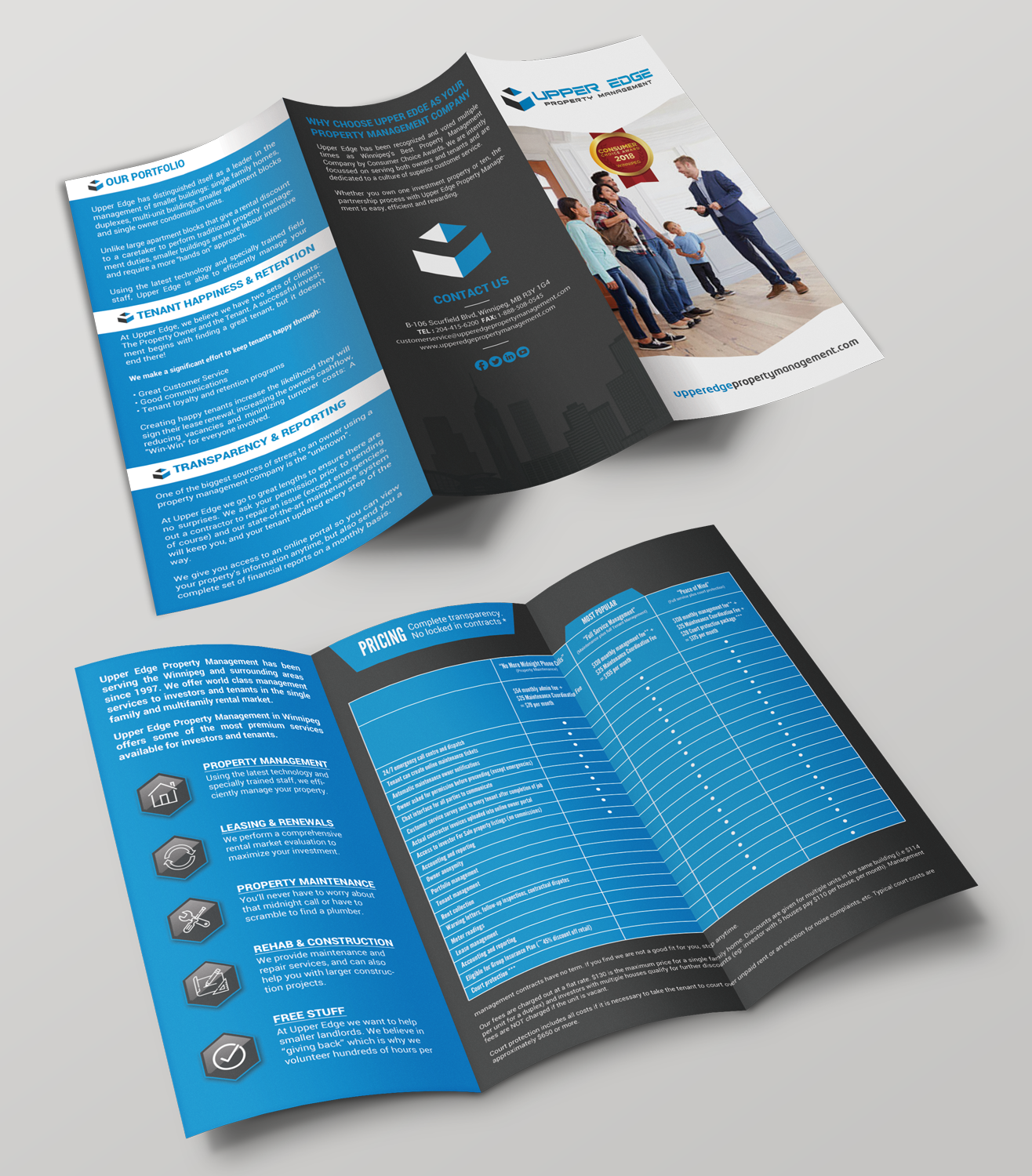 Flyer-Design von chandrayaan.creative für Upper Edge Property Management Inc. | Design #19854190
